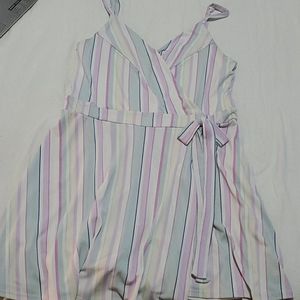 Striped romper
